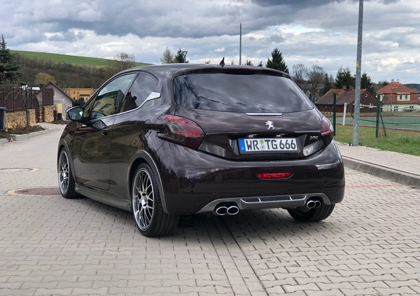 Peugeot 208 cena 26500 przebieg: 83000, rok produkcji 2013 z Mieroszów małe 56